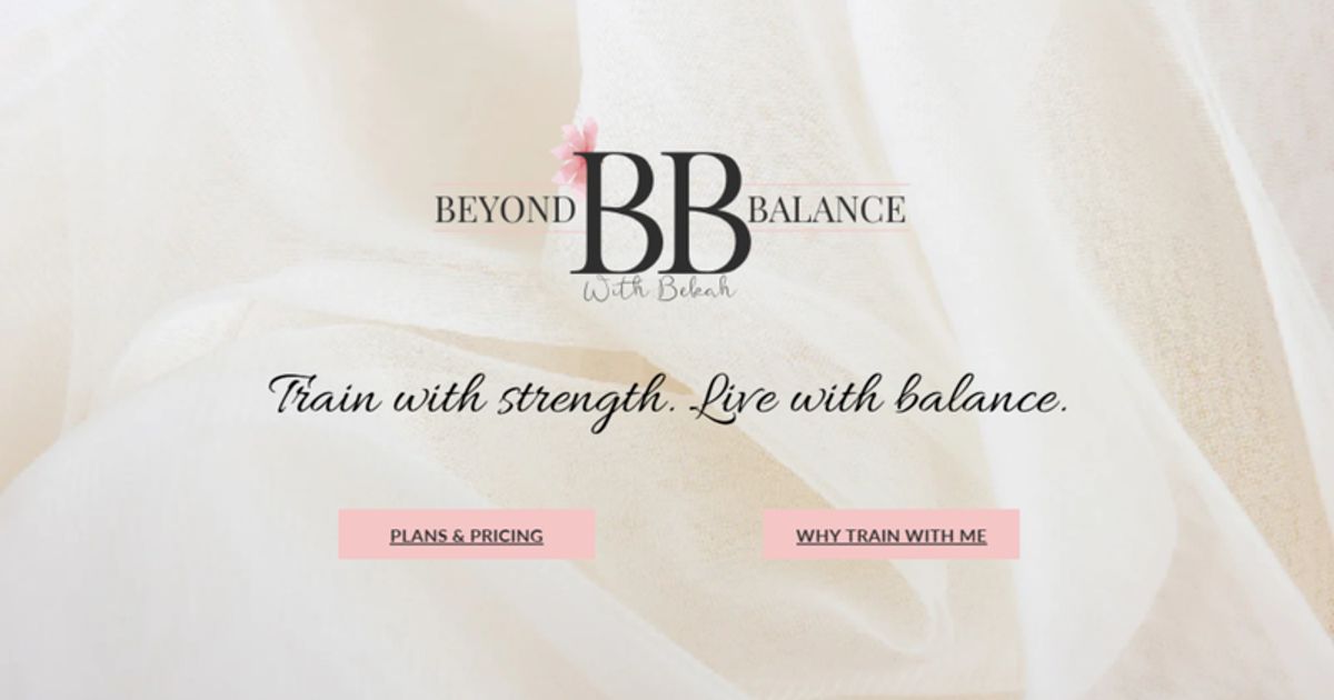 Home [beyondbalancetraining.com]
